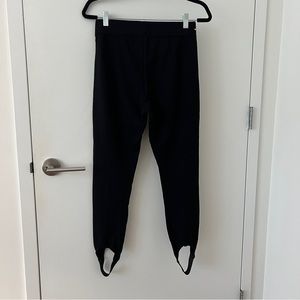Cuyana Ponte Stirrup Leggings - Size M - Black